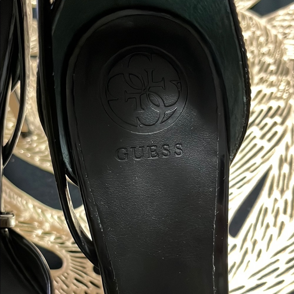 Guess Black Elegant Heels with Ankle Straps - Picture 3 of 4